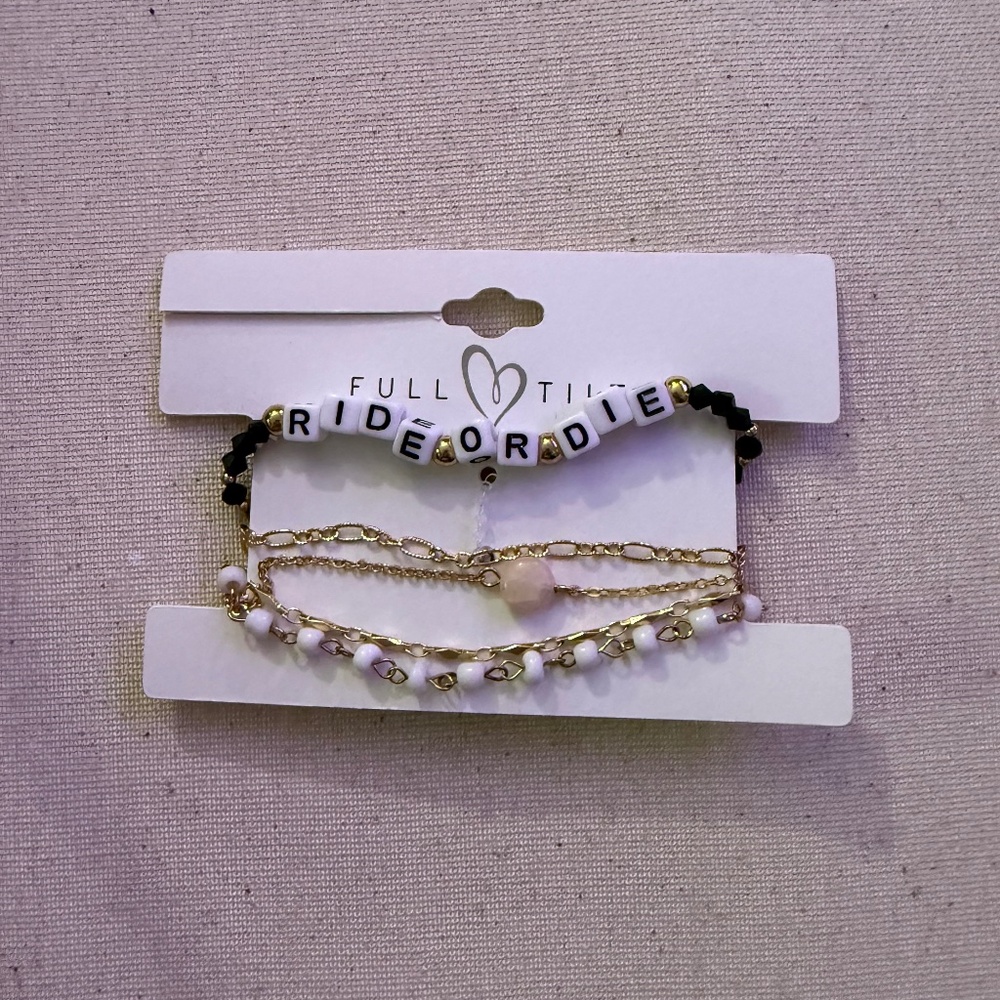 FULL TILT 5 LAYER MULTI COLOR  BRACELET